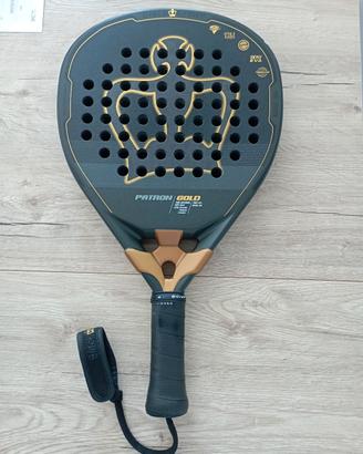 Padel Black Crown Patron Gold