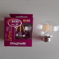 9pz lampadine a led E27 normali goccia chiara