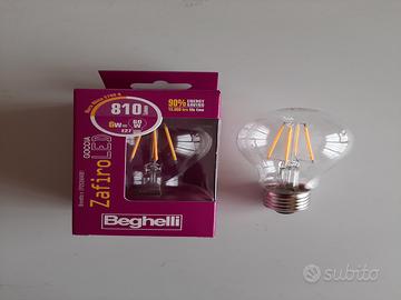 9pz lampadine a led E27 normali goccia chiara