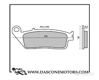 Pastiglie freno anteriori KAWASAKI Z750 2007 2012 