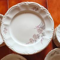 Servizio di piatti vintage in porcellana