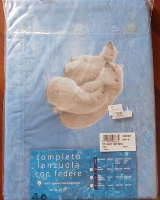 completo letto Orso bianco