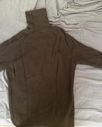 Maglione Moncler originale blu scuro collo alto