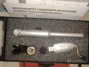 microfono da misura calibrato 5-30khz ECM8000