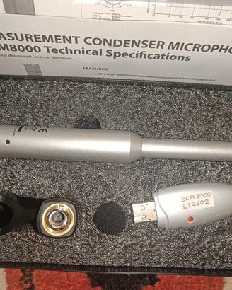 microfono da misura calibrato 5-30khz ECM8000