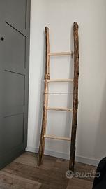 Scala decorativa legno 