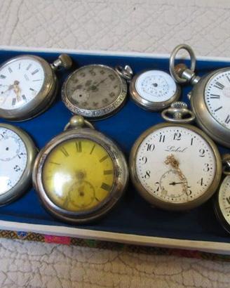 8 antichi orologi da tasca
