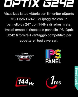 MSI monitor gaming