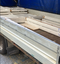 Porte  bianche stile inglese a vetri 210x80