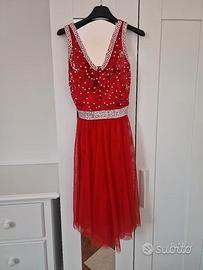 Vestito rosso elegante