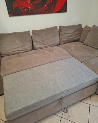 Divano letto con cassettone