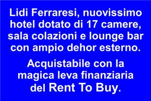 Modernissimo hotel ai Lidi Ferraresi