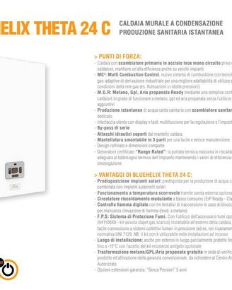Caldaia FERROLI BlueHelix Theta 24 C c/kit fumi
