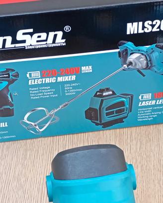 kit tre pezzi da lavoro con accessori 