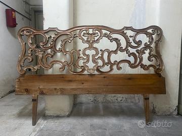 Testiera letto matrimoniale stile barocco