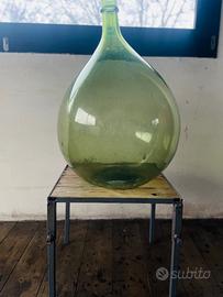 Antica damigiana in vetro soffiato (11)