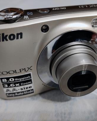 Nikon Coolpix L21 fotocamera + SD Nikon 2 GB