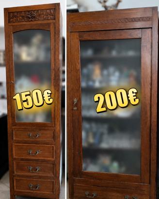 Mobile arte povera in rovere