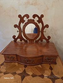 Portagioie in legno di rovere tinta jatobà con spe