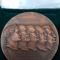 Medaglia storica in bronzo edizione rara 