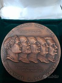 Medaglia storica in bronzo edizione rara 