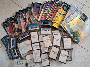 "COMMODORE COMPUTER CLUB" 36 riviste + 32 cassette