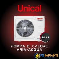Pompa di calore Unical Aria/Acqua 9kW R32 A+++