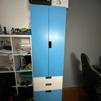 Mobile Ikea bianco e azzurro per cameretta