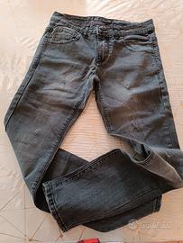 jeans uomo nero taglia 44 
