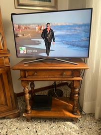 Tavolino porta TV arte povera con cassetto