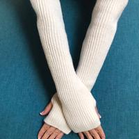 Guanti lunghi senza dita