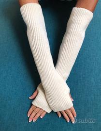 Guanti lunghi senza dita