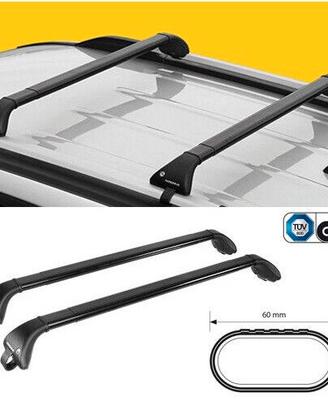 Barre portatutto Citroen C4 Cactus + 2 portabici