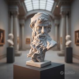 statua nettuno marmo 