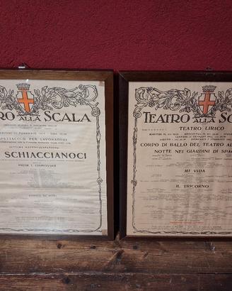 Locandine Originali Teatro alla Scala