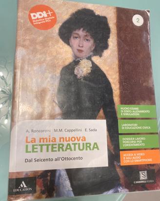 Libro la mia nuova letteratura dal 600 all’800