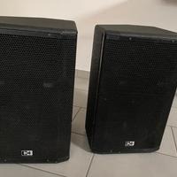 Coppia casse attive Montarbo Fire12A in legno
