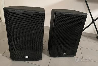 Coppia casse attive Montarbo Fire12A in legno