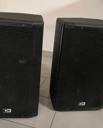 Coppia casse attive Montarbo Fire12A in legno