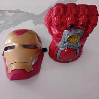 Maschera e pugno elettronico IRON MAN