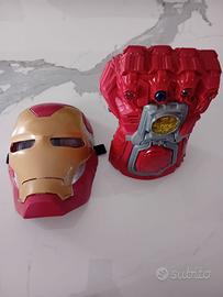 Maschera e pugno elettronico IRON MAN