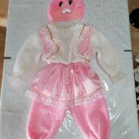 costume vestito di carnevale coniglietta pelliccia