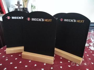 Lavagnetta Birra Beck's Next