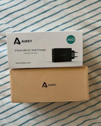 Caricatore AUKEY 4 ports USB AC Wall charger