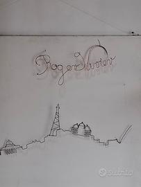 Quadro minimalista, arte lineare