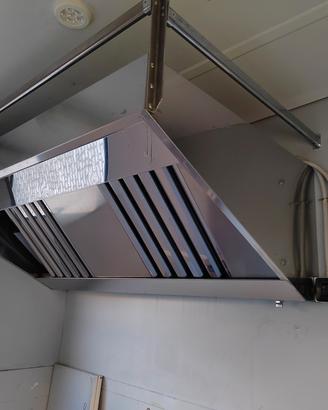 cappa inox cucina industriale