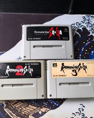 Romancing Saga 1-3 Lotto Nintendo Super Famicom Ja