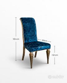 Sedie in legno in stile classico