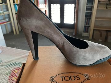 Decolletè Tod's tacco camoscio n.37.5