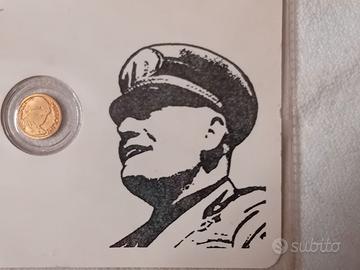 VECCHIA MEDAGLIA COMMEMORATIVA BENITO MUSSOLINI